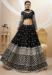 Picture of Enticing Georgette Black Lehenga Choli