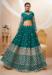 Picture of Fascinating Georgette Teal Lehenga Choli