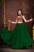 Picture of Fine Crepe Dark Green Lehenga Choli