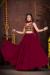 Picture of Charming Crepe Maroon Lehenga Choli