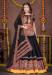 Picture of Well Formed Crepe Black Lehenga Choli