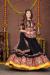 Picture of Well Formed Crepe Black Lehenga Choli