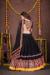 Picture of Well Formed Crepe Black Lehenga Choli