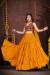 Picture of Appealing Crepe Dark Orange Lehenga Choli