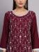 Picture of Alluring Rayon Maroon Kurtis & Tunic