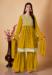 Picture of Georgette Dark Golden Rod Readymade Salwar Kameez