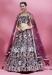 Picture of Beautiful Net Dim Gray Lehenga Choli