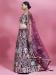 Picture of Beautiful Net Dim Gray Lehenga Choli