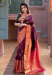 Picture of Fine Silk Purple Saree