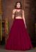 Picture of Ideal Rayon Maroon Lehenga Choli