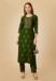 Picture of Grand Rayon Dark Green Kurtis & Tunic