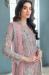 Picture of Silk & Organza Rosy Brown Straight Cut Salwar Kameez