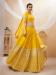 Picture of Delightful Georgette Yellow Lehenga Choli