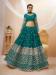 Picture of Resplendent Georgette Steel Blue Lehenga Choli