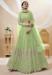 Picture of Fascinating Georgette Dark Sea Green Lehenga Choli