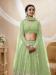 Picture of Fascinating Georgette Dark Sea Green Lehenga Choli