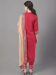 Picture of Ravishing Rayon Fire Brick Readymade Salwar Kameez