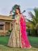 Picture of Well Formed Satin Dark Khaki Lehenga Choli