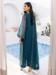 Picture of Silk & Organza Midnight Blue Straight Cut Salwar Kameez