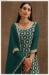 Picture of Georgette Dark Slate Grey Straight Cut Salwar Kameez