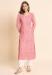 Picture of Fascinating Rayon Light Pink Kurtis & Tunic