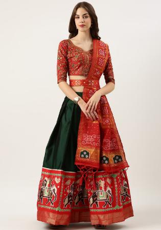 Picture of Wonderful Silk Sea Green Lehenga Choli