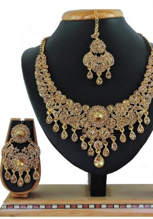 Picture of Marvelous Golden Rod Necklace Set