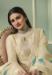 Picture of Comely Chiffon Beige Straight Cut Salwar Kameez