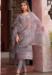 Picture of Pretty Silk Plum Straight Cut Salwar Kameez