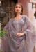 Picture of Pretty Silk Plum Straight Cut Salwar Kameez