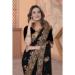 Picture of Wonderful Georgette Black Saree