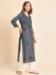 Picture of Amazing Rayon Slate Grey Kurtis & Tunic