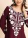 Picture of Alluring Rayon Maroon Kurtis & Tunic