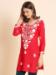 Picture of Splendid Rayon Crimson Kurtis & Tunic