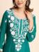 Picture of Fascinating Rayon Dark Cyan Kurtis & Tunic