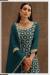 Picture of Georgette Dark Slate Grey Straight Cut Salwar Kameez