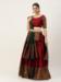 Picture of Amazing Silk Fire Brick Lehenga Choli