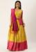 Picture of Ideal Silk Golden Rod Lehenga Choli