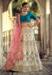 Picture of Elegant Satin Teal Lehenga Choli