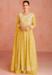 Picture of Admirable Georgette Khaki Anarkali Salwar Kameez