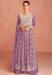 Picture of Graceful Georgette Violet Anarkali Salwar Kameez