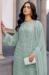 Picture of Georgette Dark Sea Green Straight Cut Salwar Kameez