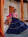 Picture of Nice Rayon Navy Blue Readymade Lehenga Choli