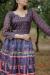 Picture of Excellent Chiffon Steel Blue Kurtis & Tunic