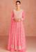 Picture of Georgette Light Salmon Anarkali Salwar Kameez