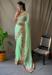 Picture of Excellent Georgette Dark Sea Green Saree