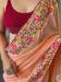 Picture of Taking Georgette Dark Salmon Saree