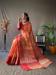 Picture of Beauteous Linen Dark Salmon Saree