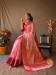 Picture of Well Formed Linen Dark Salmon Saree