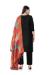 Picture of Beauteous Cotton Black Straight Cut Salwar Kameez